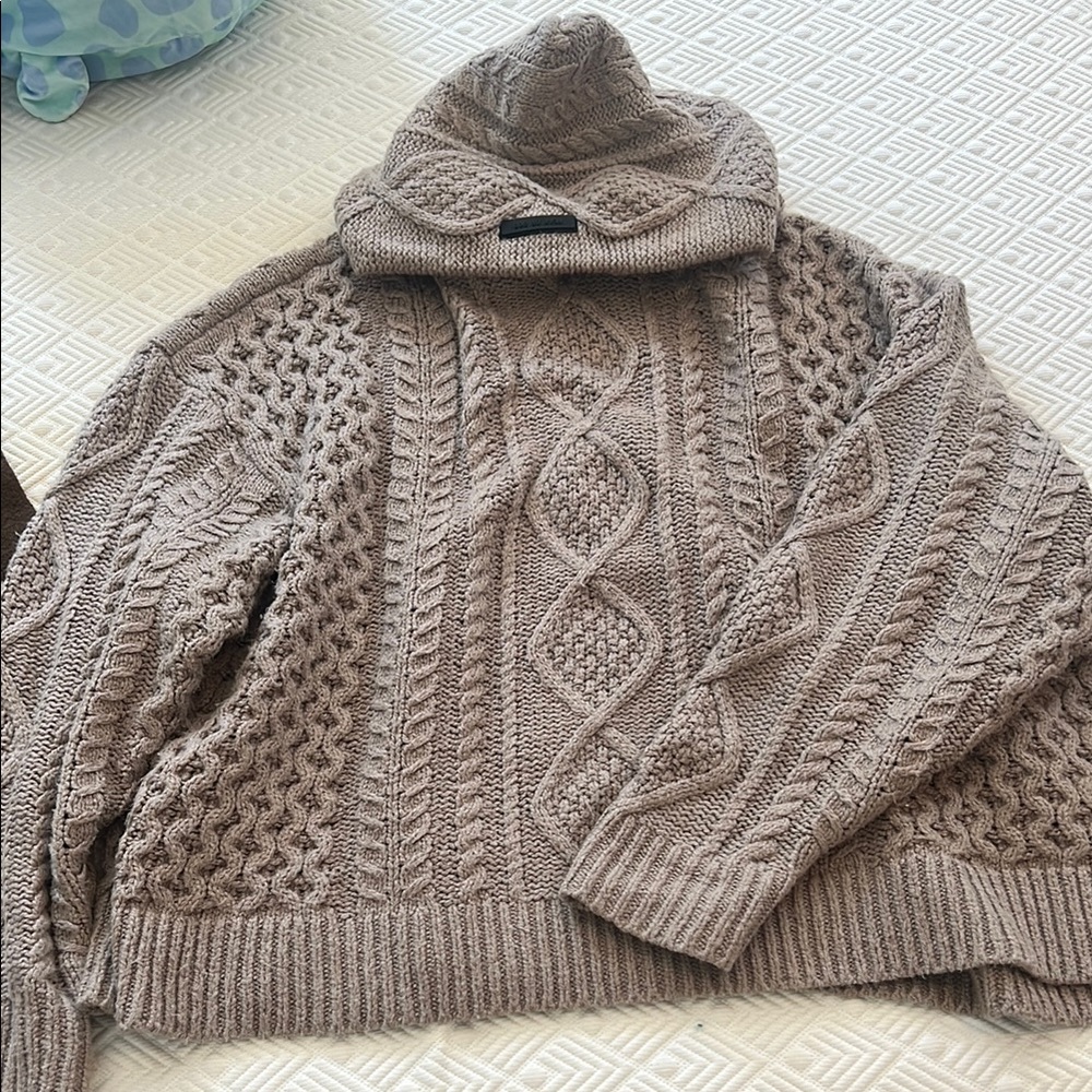 Fear of god Cable Knit hoodie